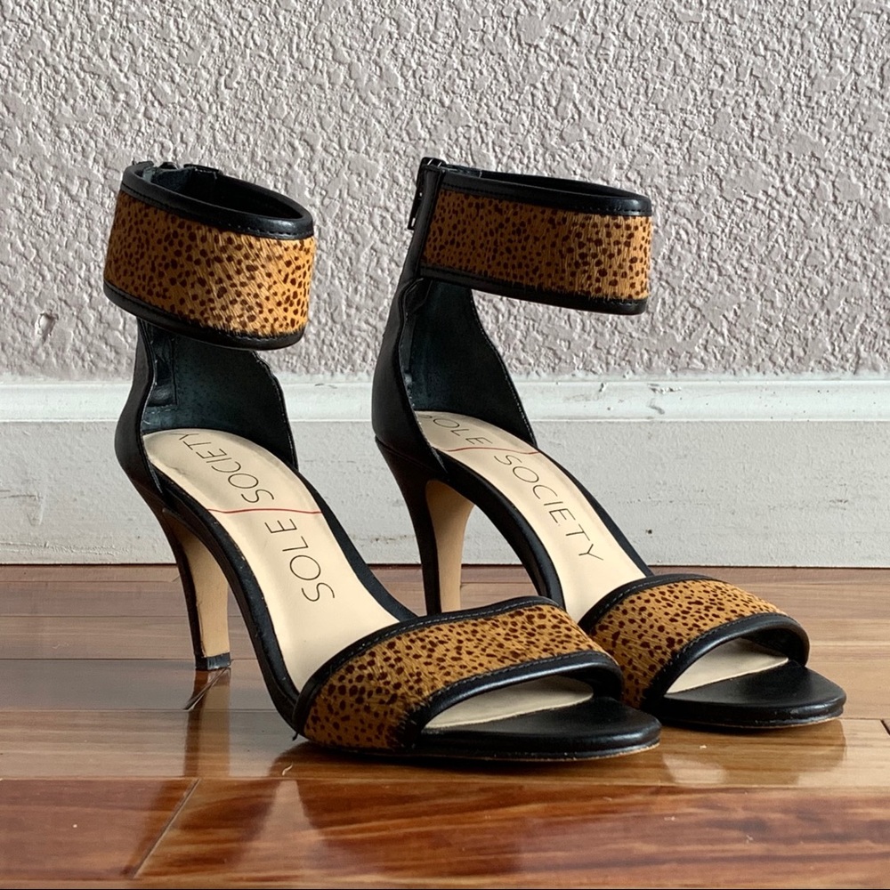 Sole Society Animal Print Pumps Sz 6